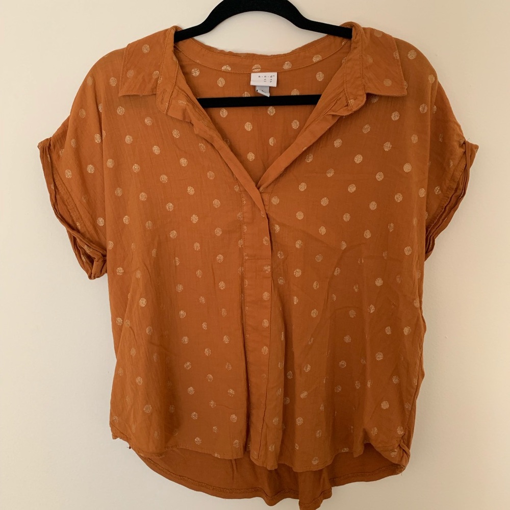 Half button up shirt!